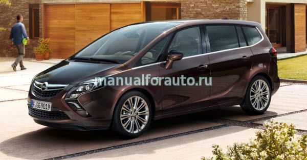 Установка сигнализации Opel Zafira Tourer, точки подключения