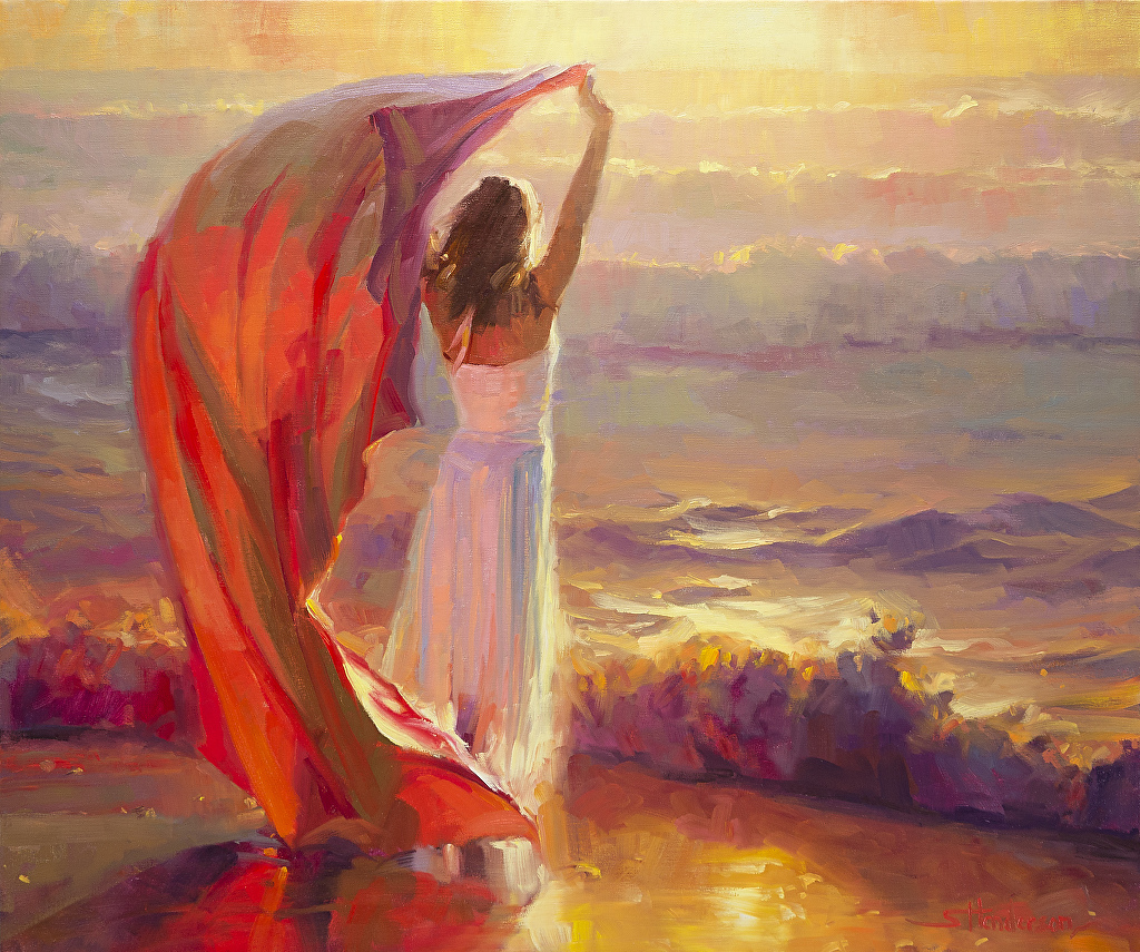 Ocean Breeze by Steve Henderson Oil ~ 30 x 36